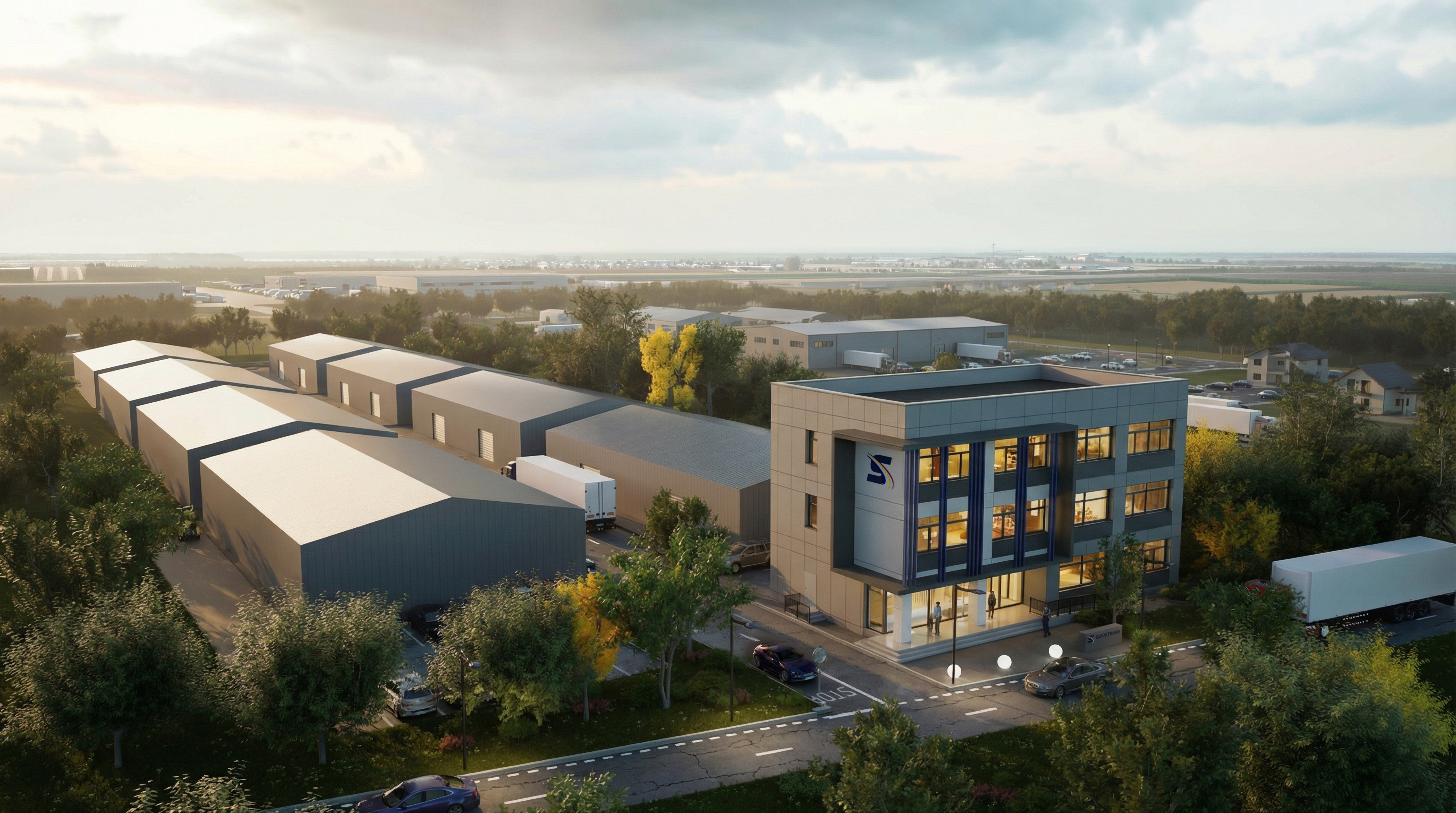 Industrial Hall and Office Building